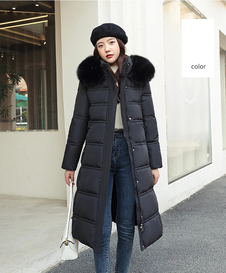 Casual Parka  Jacket/Oversized Coat Long Sleeve