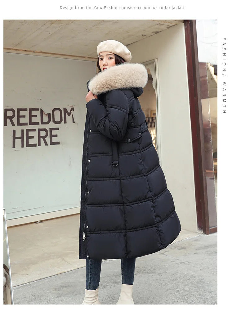 Casual Parka  Jacket/Oversized Coat Long Sleeve