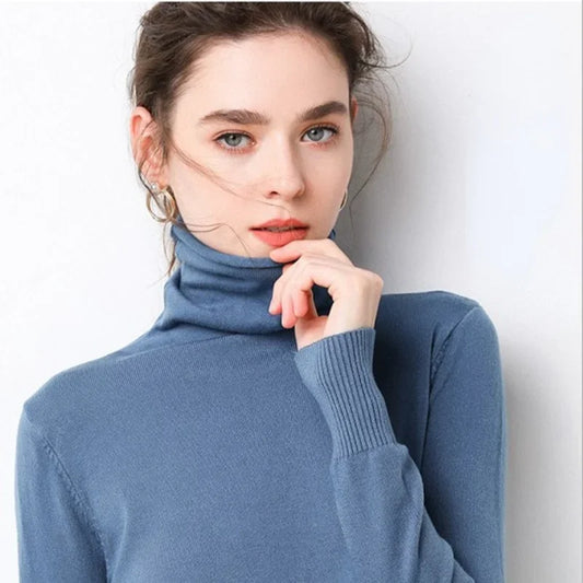 Turtleneck Sweater Cashmere Blend