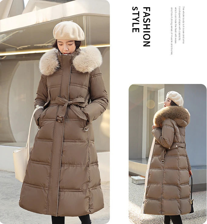 Casual Parka  Jacket/Oversized Coat Long Sleeve