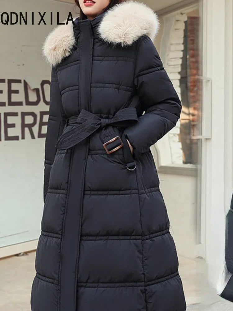 Casual Parka  Jacket/Oversized Coat Long Sleeve